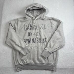 Roebuck‎ & Co Canal. ST. Gymnasium Grey Pullover Long Sleeve Fleece Hoodie XL
